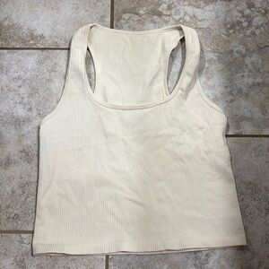 Ribbed Crop Tank Top
